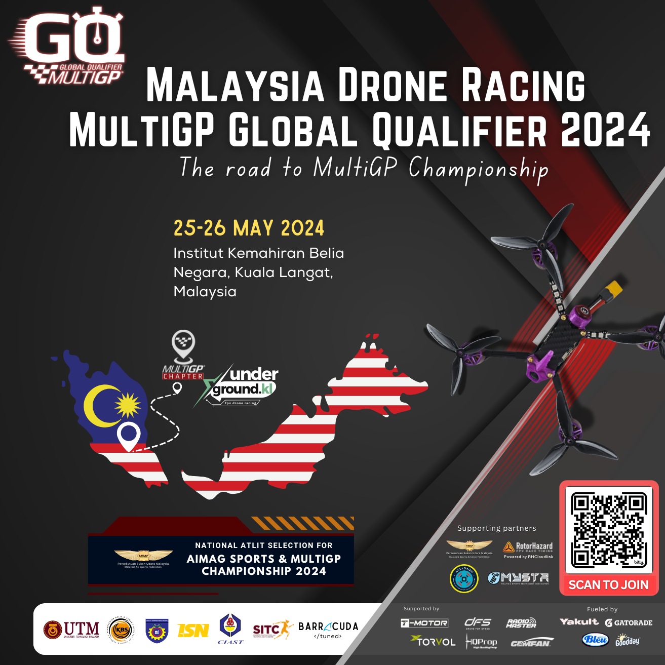 Malaysia Drone Racing MultiGP Global Qualifier 2024